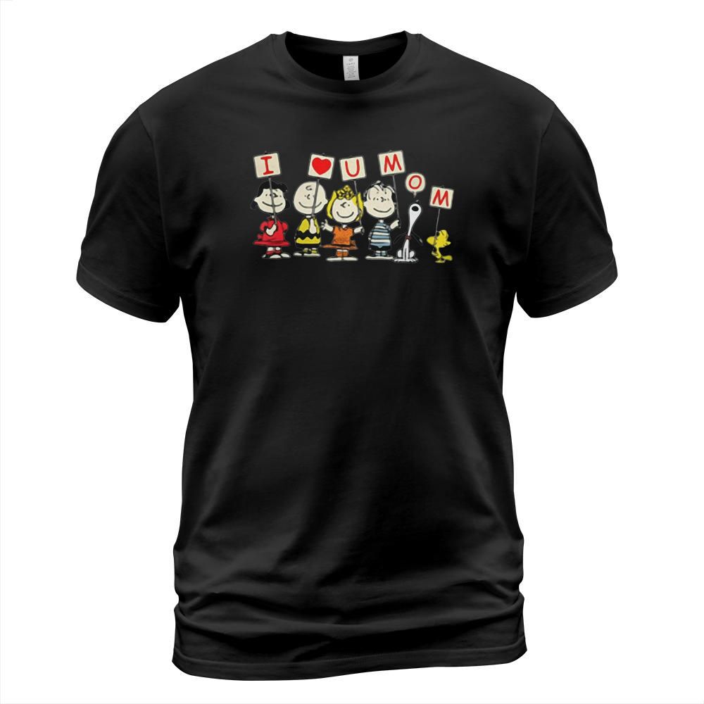 Snoopy Charlie I love you mom - Baby Onesie T-Shirt Unisex