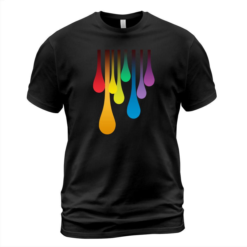 Rainbow Drips T-Shirts T-Shirt Unisex