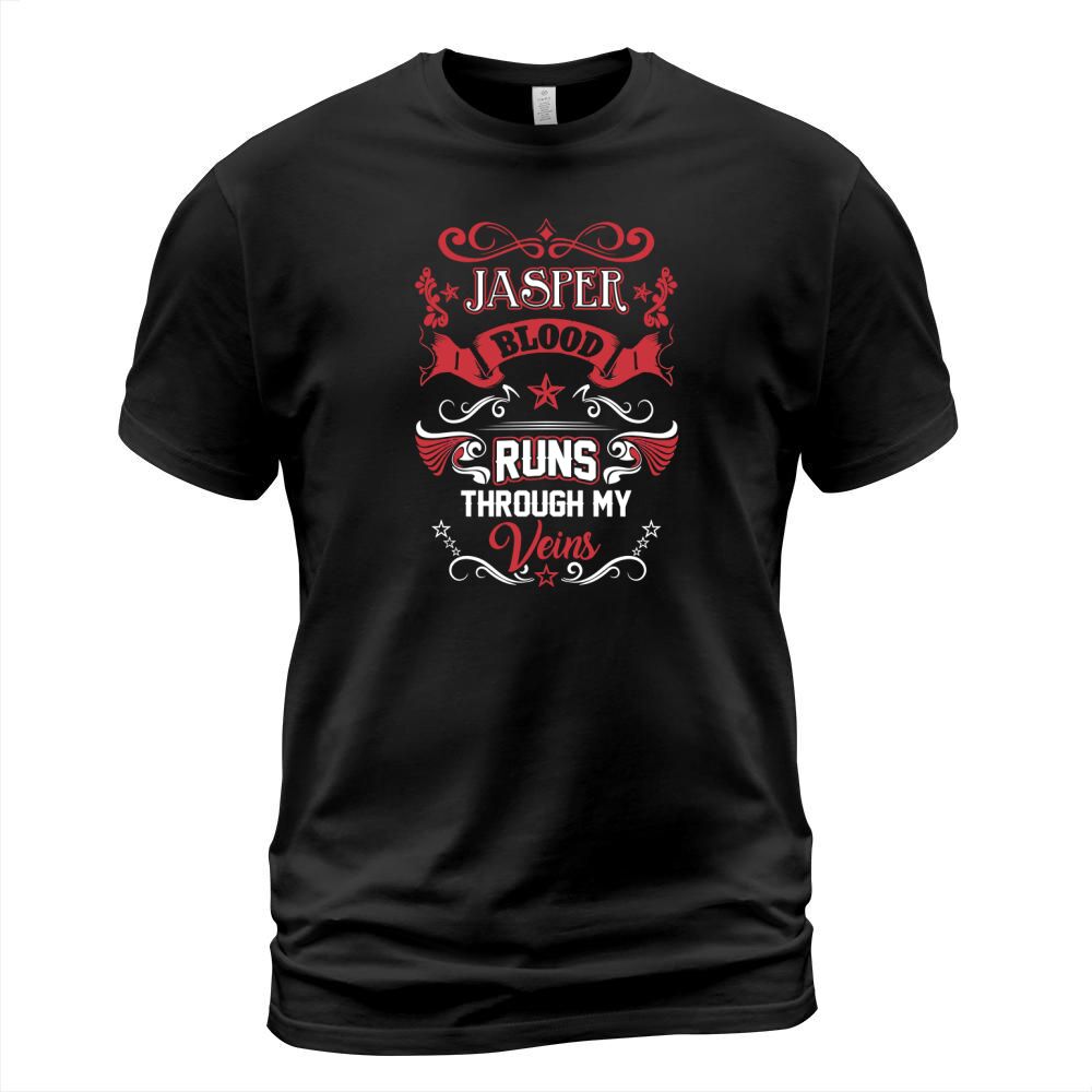 JASPER BLOOD RUNS THROUGH MY VEINS T-Shirt Unisex