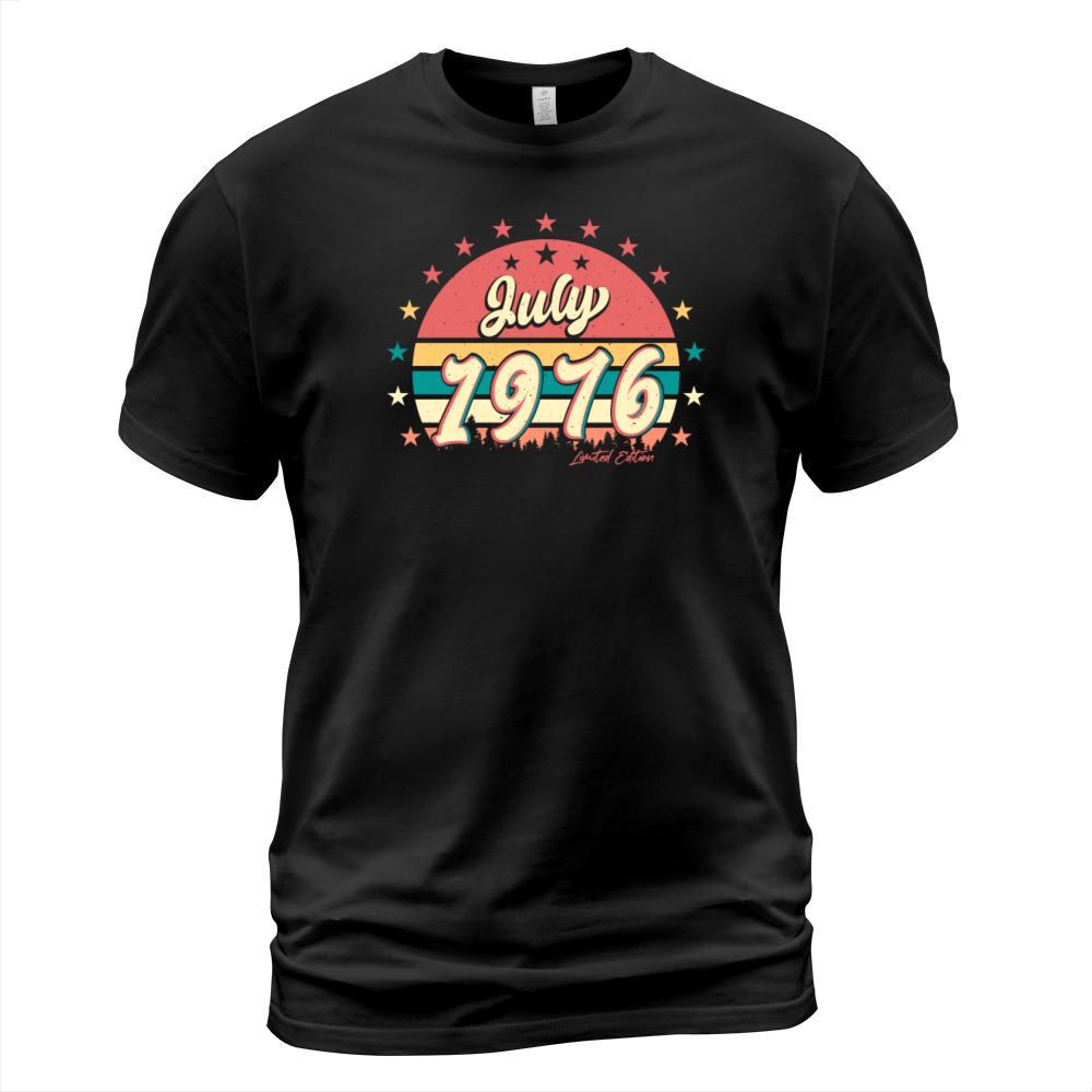 Vintage 1976 July T-Shirt Unisex