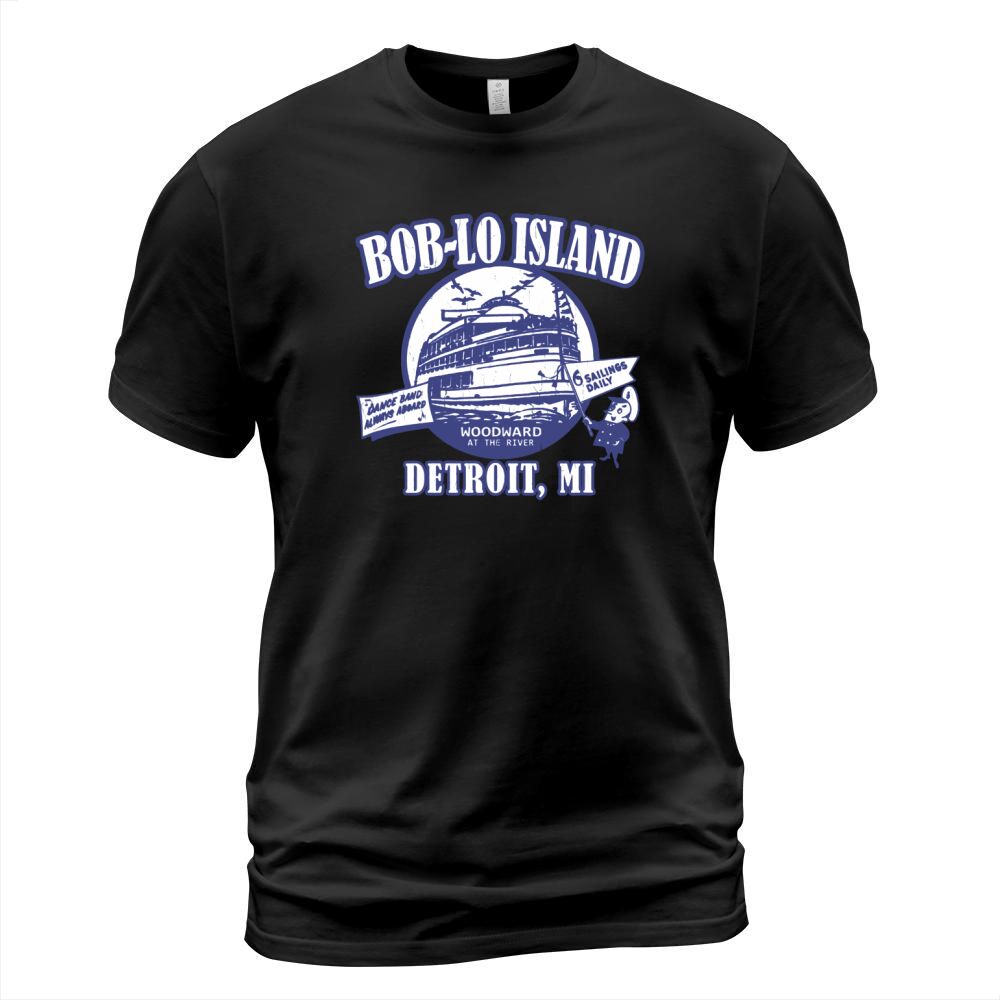 Boblo Island Detroit Mi Vintage Distressed Look T-Shirt Unisex