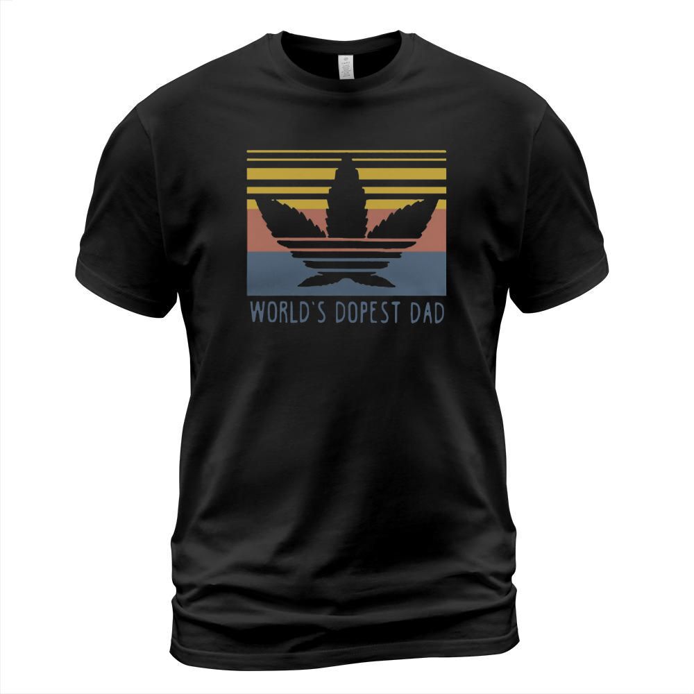Weed World’s Dopest Dad Vintage shirtc T-Shirt Unisex