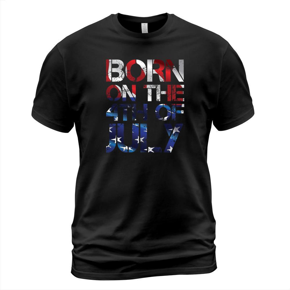 Born On The 4th Of July Happy Independence Day shirt - Trucker Cap T-Shirt Unisex