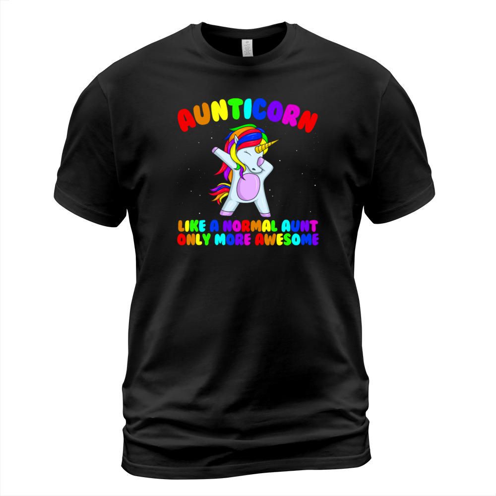 Aunticorn Like Aunt Only Awesome Dabbing Aunticorn T-Shirt Unisex