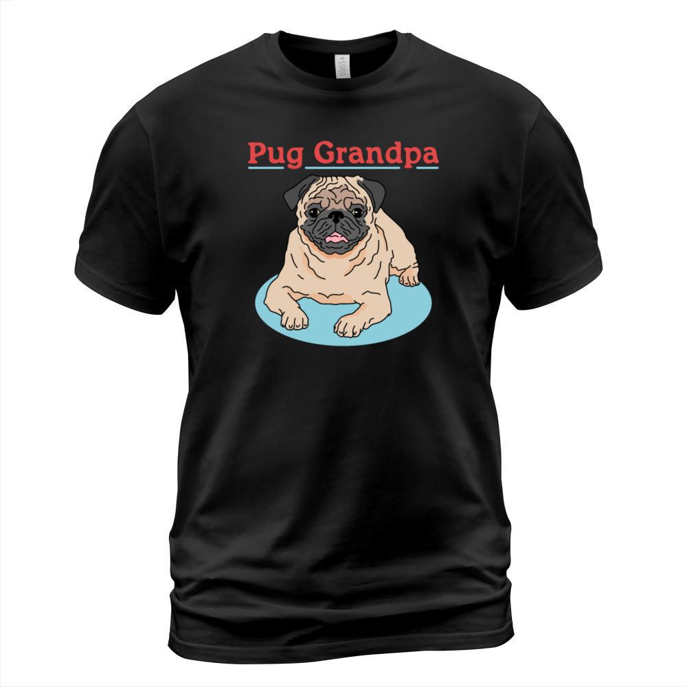 Pug Grandpa Dog Owner Pugs T-Shirt Unisex