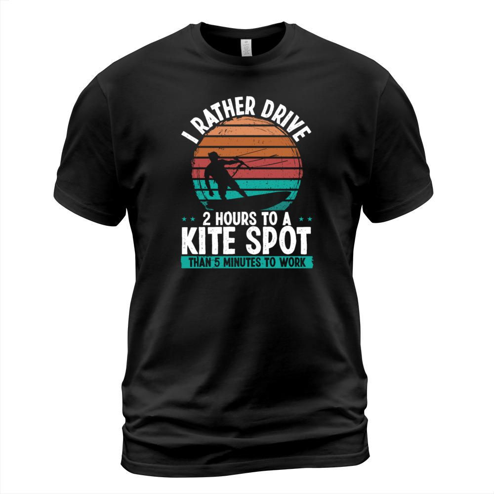 Kitesurfer Kite Sport Vintage Kitebaording Kite T-Shirt Unisex