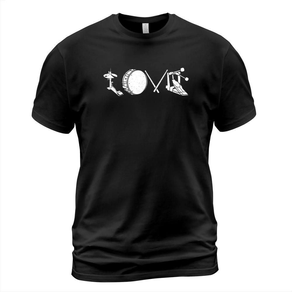 Drummer Drum Set Vintage Love T-Shirt Unisex
