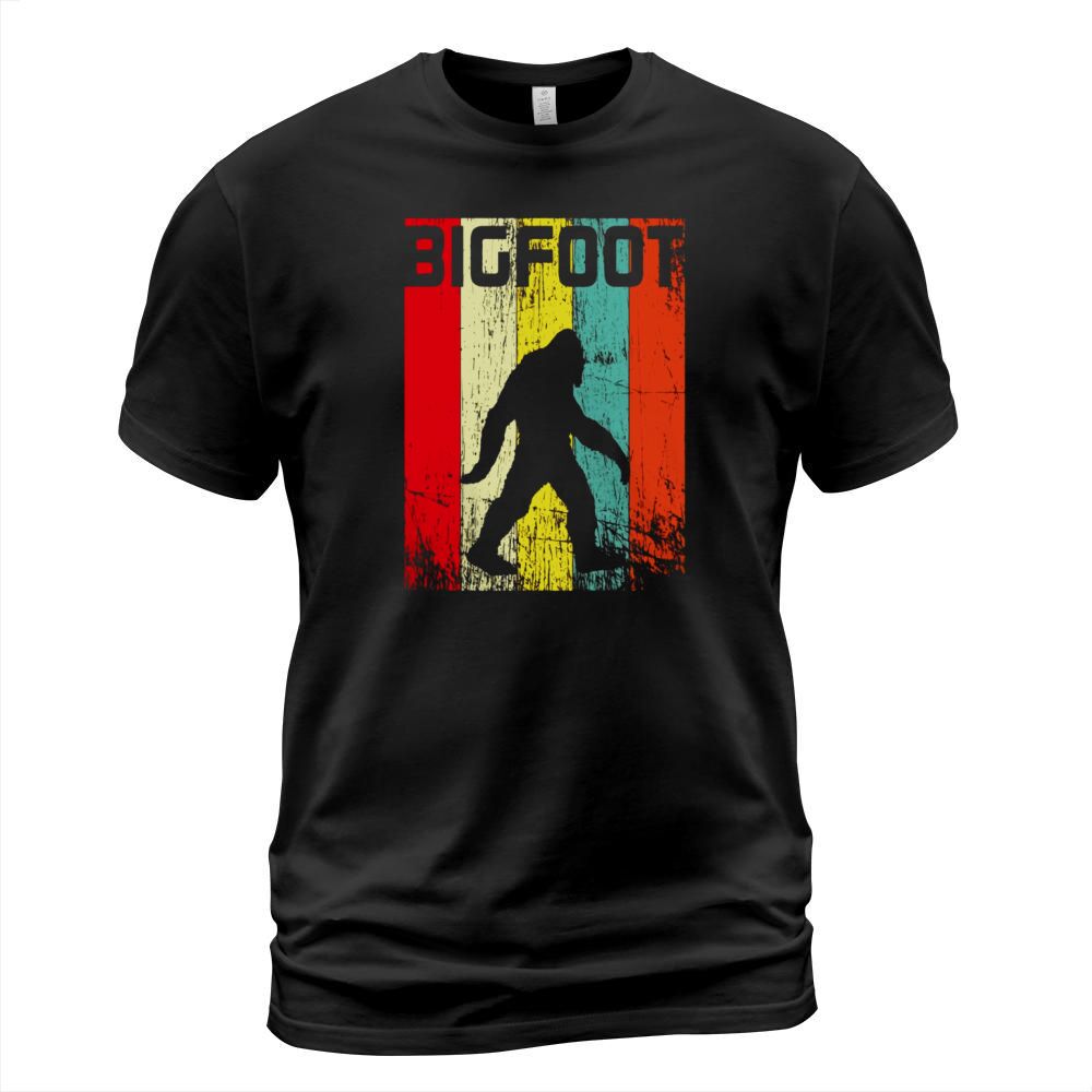 Bigfoot Vintage TShirt Retro Vintage Sasquatch Bigfoot Shirt T-Shirt Unisex
