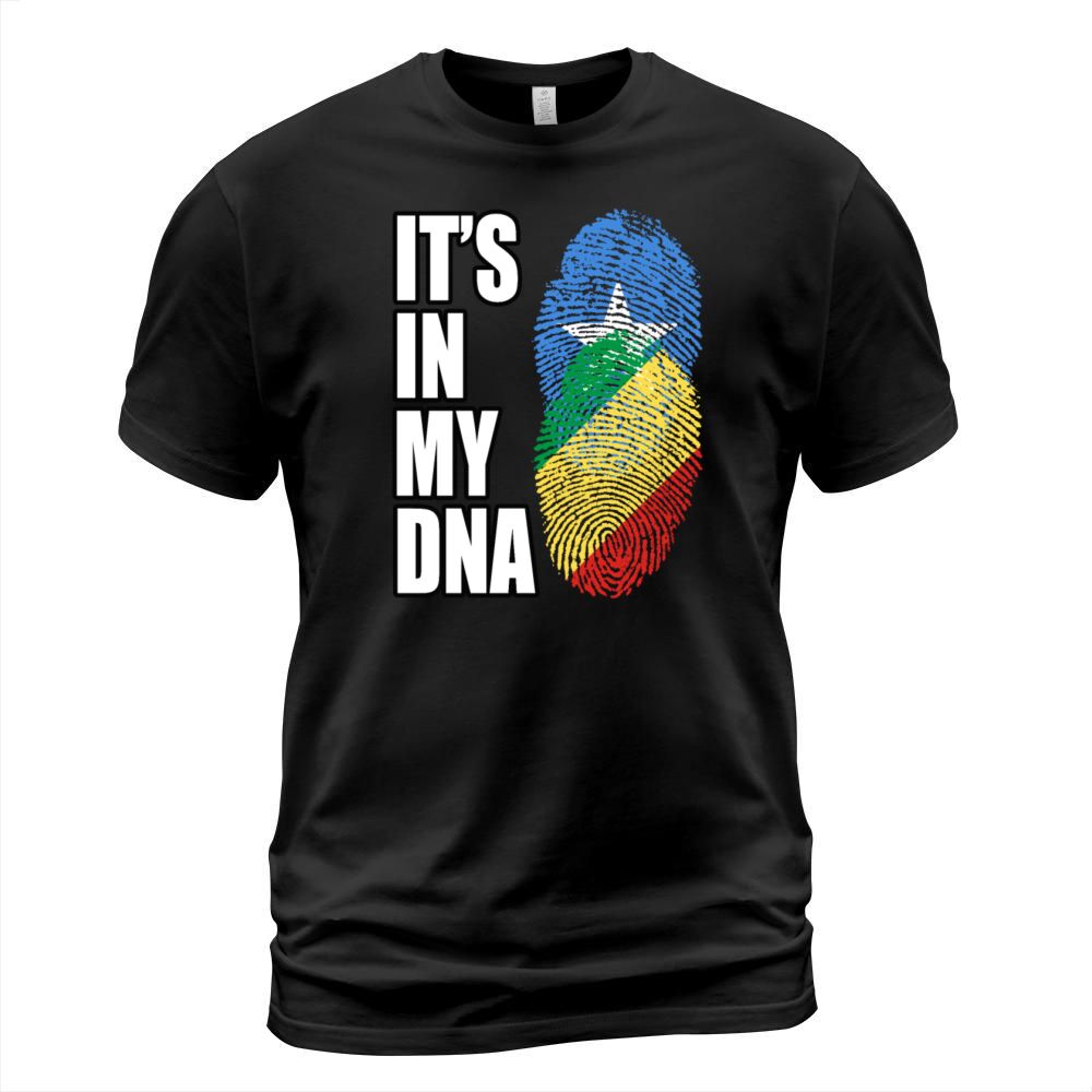 Somali And Congolese Republic Vintage Heritage DNA T-Shirt Unisex