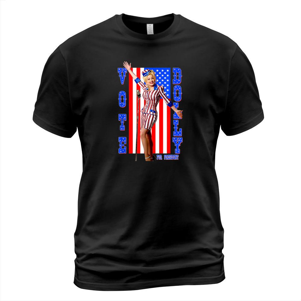 Dolly Parton For President American Flag shirt T-Shirt Unisex