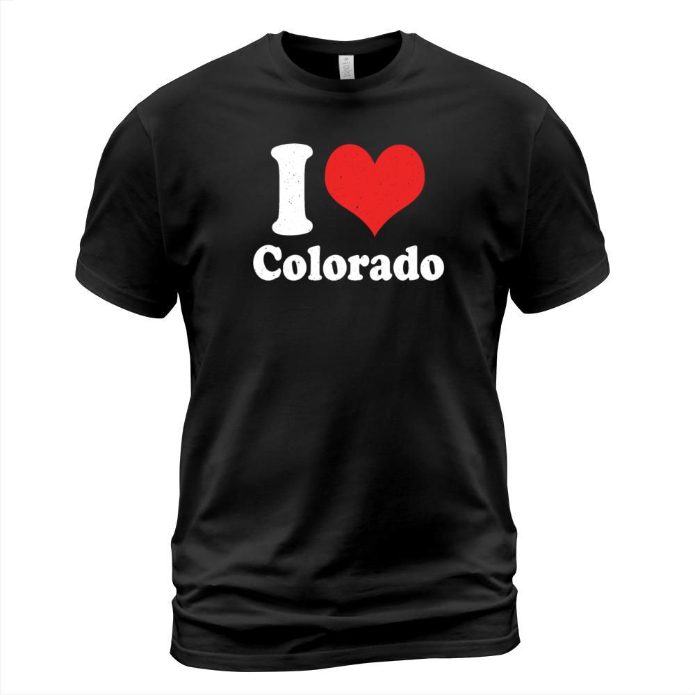 America Citizen US State Love I Heart Colorado T-Shirt Unisex