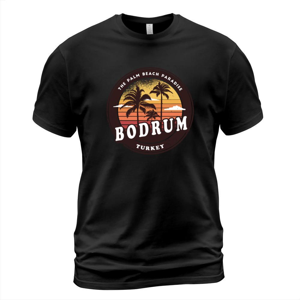 Bodrum Turkey Vintage Beach Design T-Shirt Unisex