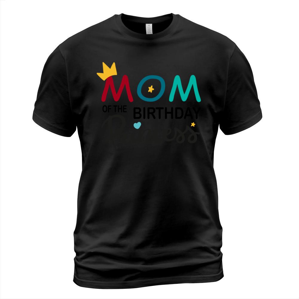 mom of the birthday purnces T-Shirt Unisex