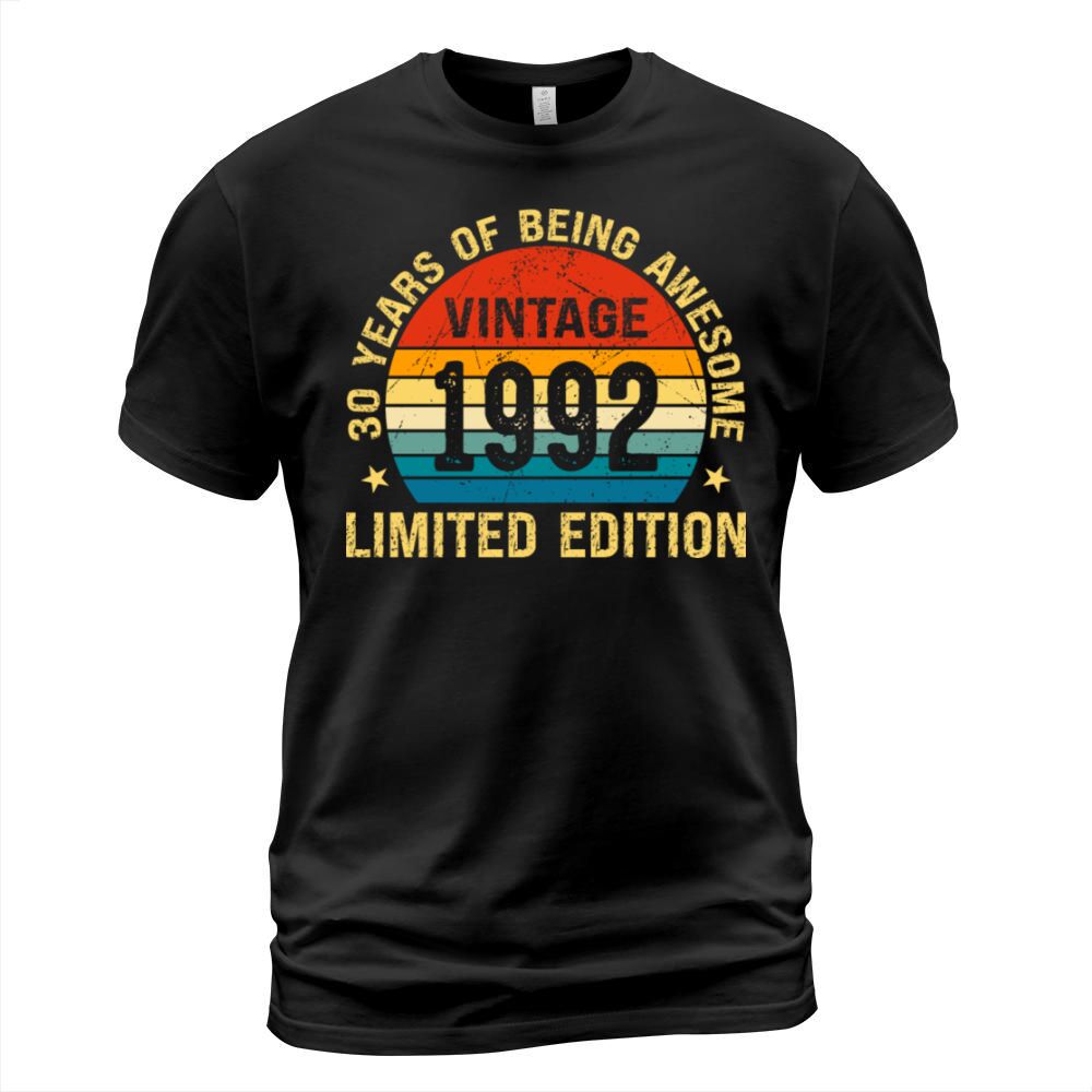 Vintage 1992 30th Years Old T-Shirt Unisex