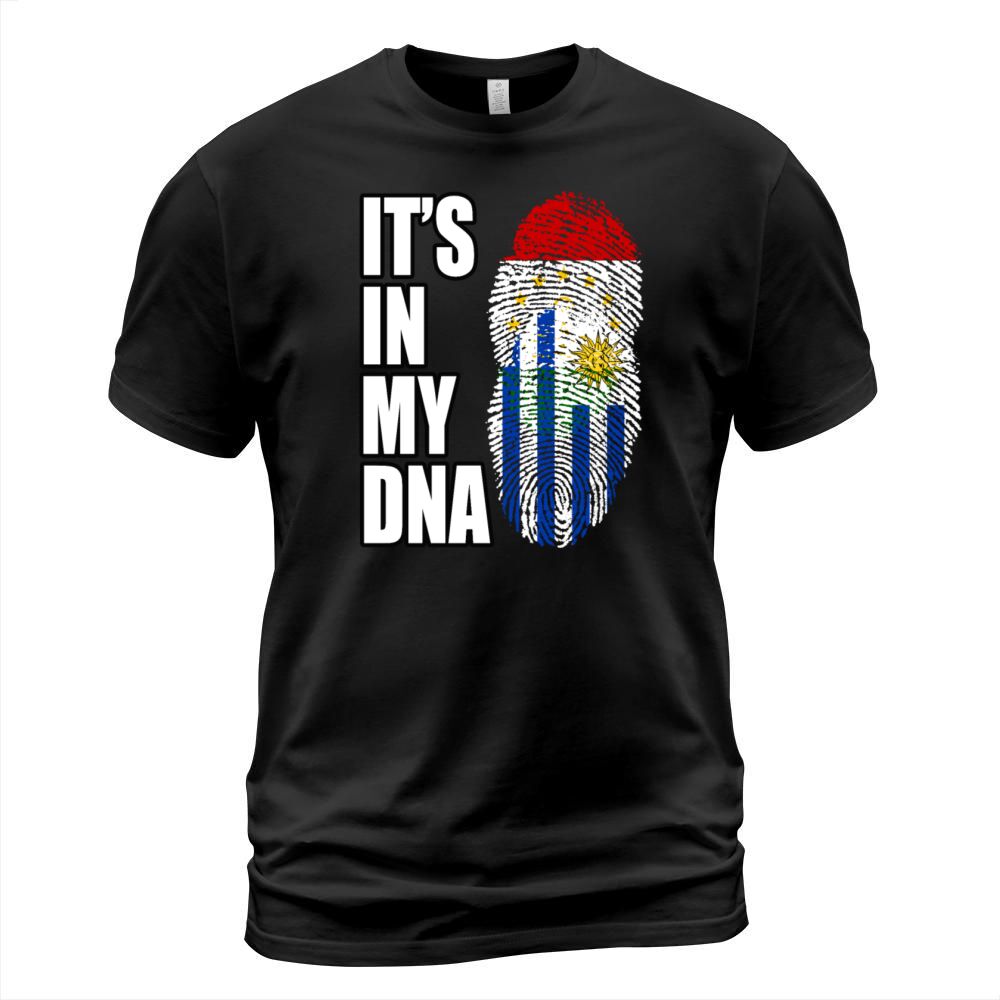 Tajikistani And Uruguayan Vintage Heritage DNA Fla T-Shirt Unisex