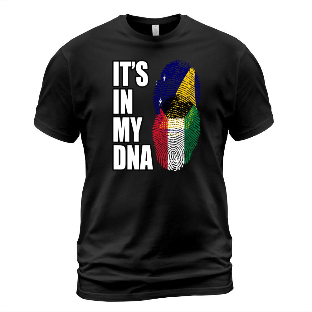 Tokelauan And Kuwaiti Mix Heritage DNA Flag T-Shirt Unisex