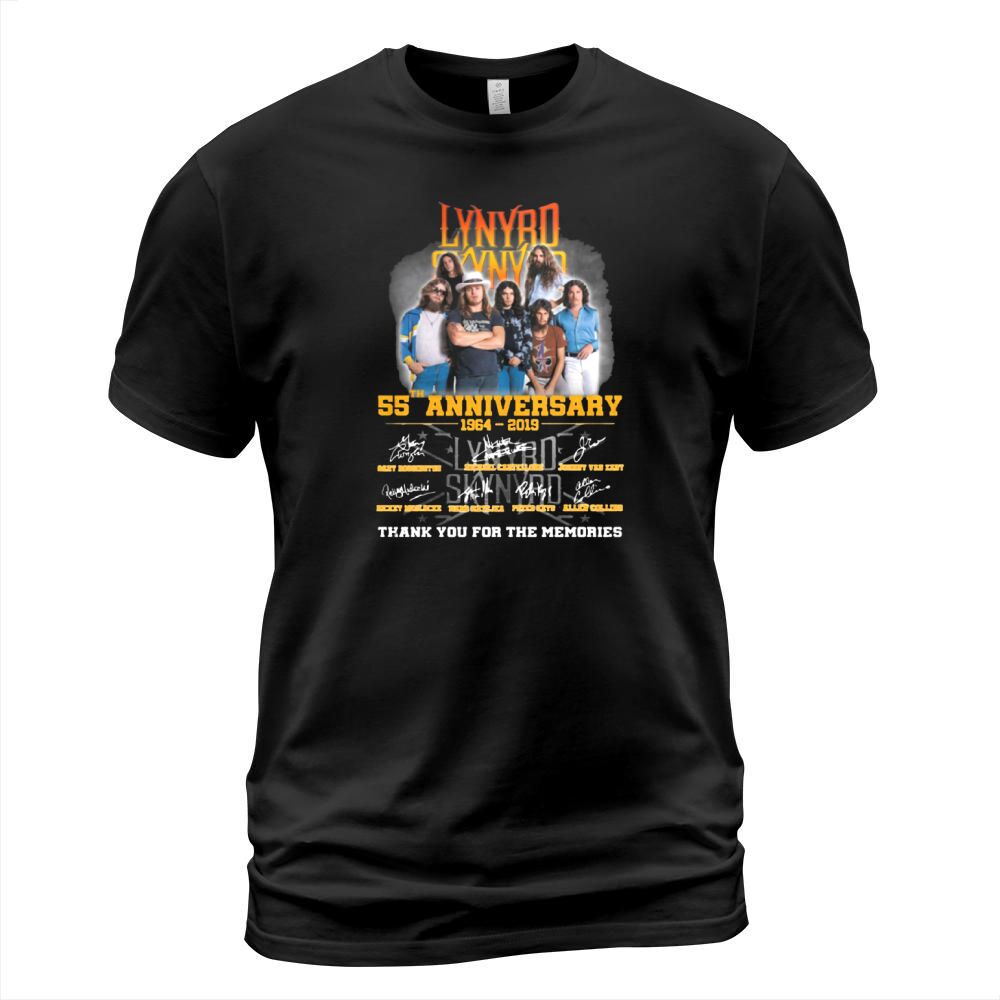 Lynyrd Skynyrd 55th Anniversary 1964-2019 Signatures shirt - Unisex Long Sleeve T-Shirt Unisex
