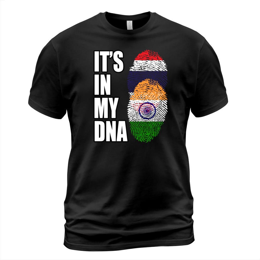 Thai And Indian Vintage Heritage DNA Flag T-Shirt Unisex