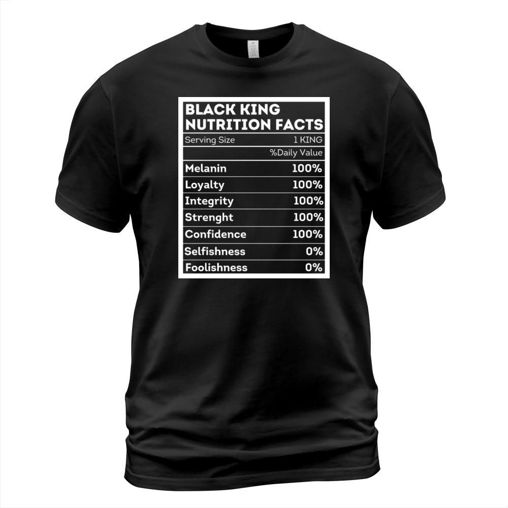 BLACK KING Nutritional Facts I MAN Nutrition Label T-Shirt Unisex
