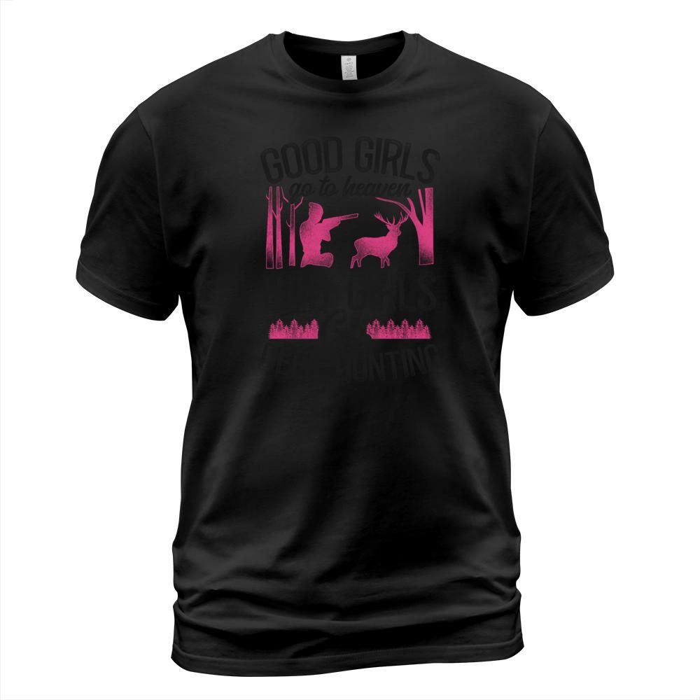 Buck Deer Hunting Hunter Girl T-Shirt Unisex