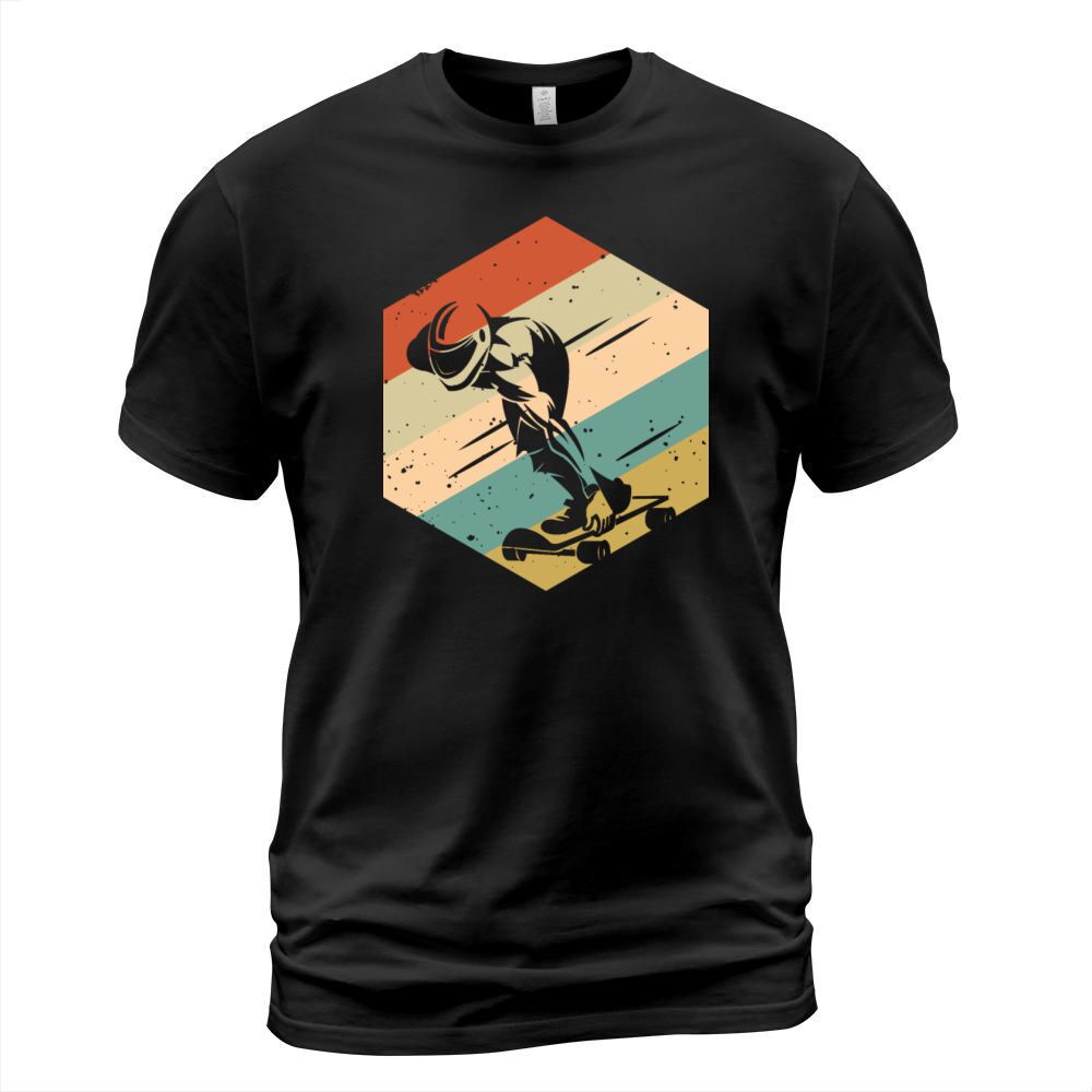 Retro Vintage Speed Skateboard T-Shirt Unisex