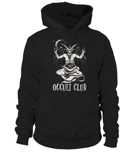 Baphomet Devil Tarot Card Occult Club Gothic Hoodie Unisex
