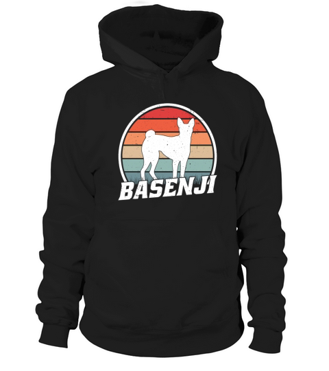 Basenji Retro Congo Terrier Vintage Hoodie Unisex