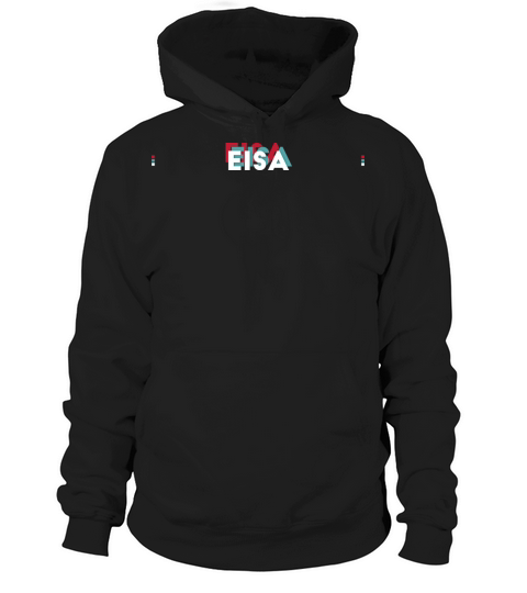 Eisa Name - Funny Name Eisa 80s theme Hoodie Unisex