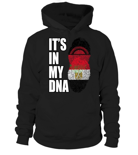 Malawian And Egyptian Mix Heritage DNA Flag Hoodie Unisex
