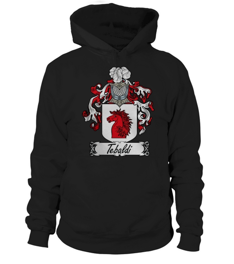 Tebaldi Family Crest Italian Family Crests - Coffee Mug (colored) Hoodie Unisex