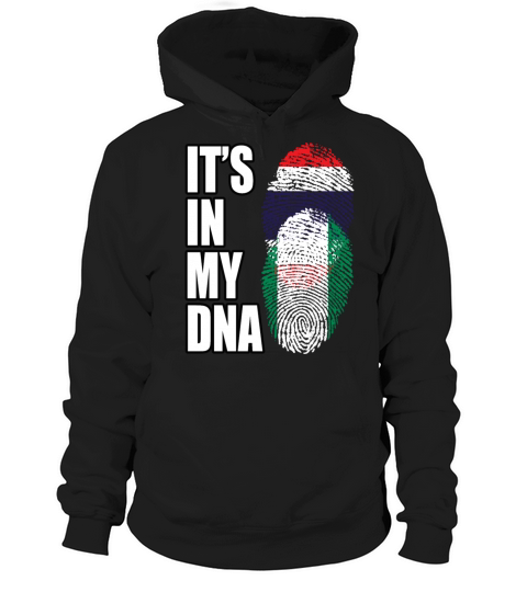 Thai And Nigerian Vintage Heritage DNA Flag Hoodie Unisex