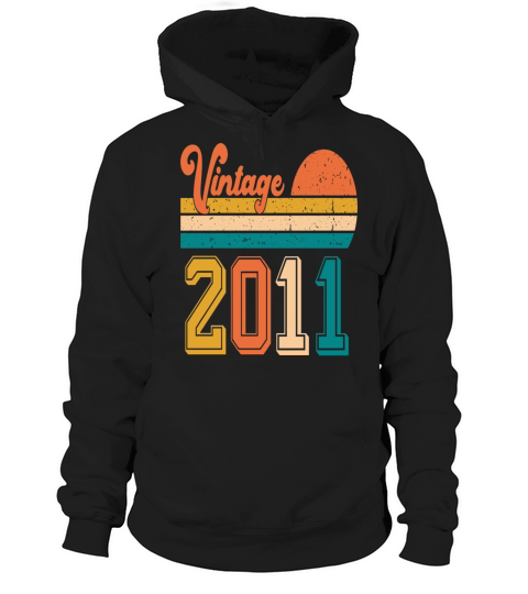 Vintage 2011 birthday gift Hoodie Unisex