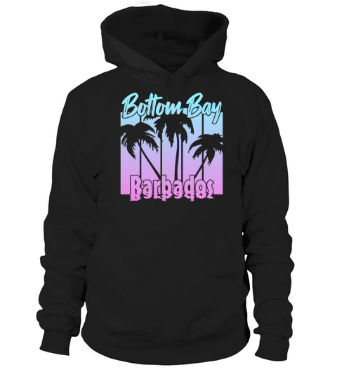 Vintage Bottom Bay Barbados Sunset Hoodie Unisex