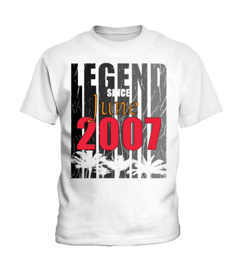 2007 vintage born in June gift Kids T-Shirt