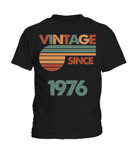 46th Vintage Birthday 1976 Kids T-Shirt