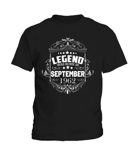 60th Birthday September 1962 Gift Ideas Kids T-Shirt