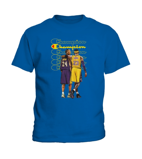 Champion Kobe Bryant and Lebron James Kids T-Shirt