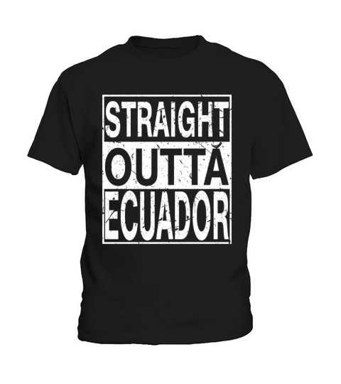 Ecuador Straight Outta Ecuador Kids T-Shirt