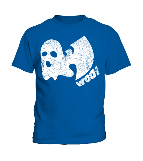 halloween ghost woo wutang white Kids T-Shirt