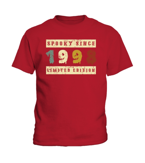 Halloween Spooky Since 1998 Retro Birth Year Kids T-Shirt