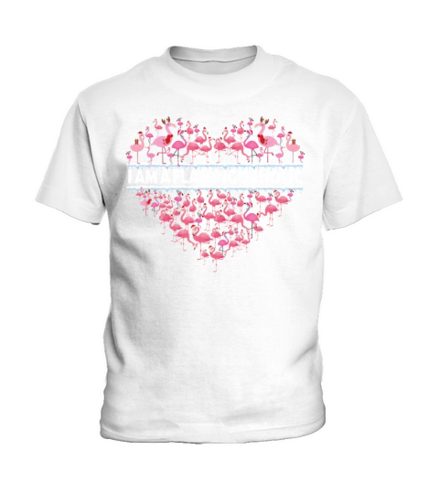 I Am A Flamingoaholic Funny Christmas Flamingo Kids T-Shirt