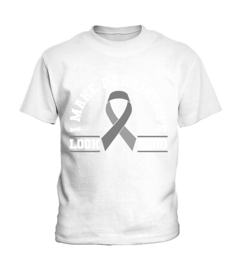 I Make Parkinsons Look Good Grey Ribbon Kids T-Shirt