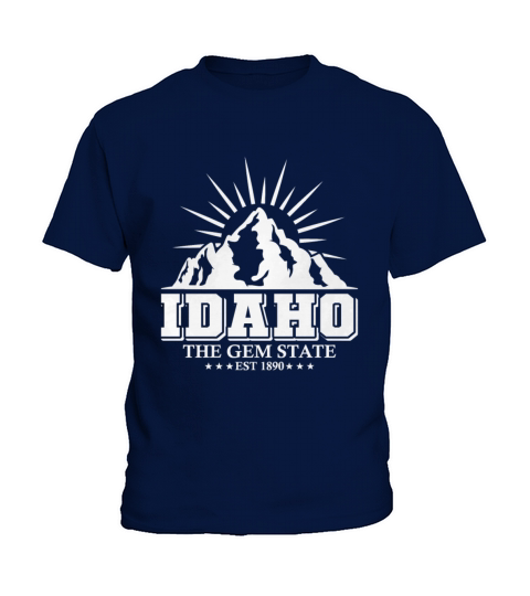 Idaho Mountains Vintage Kids T-Shirt