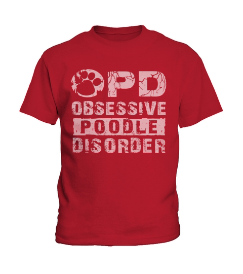Opd Obsessive Poodle Disorder Kids T-Shirt