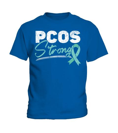 PCOS Strong Polycystic Ovary Syndrome Warrior Kids T-Shirt