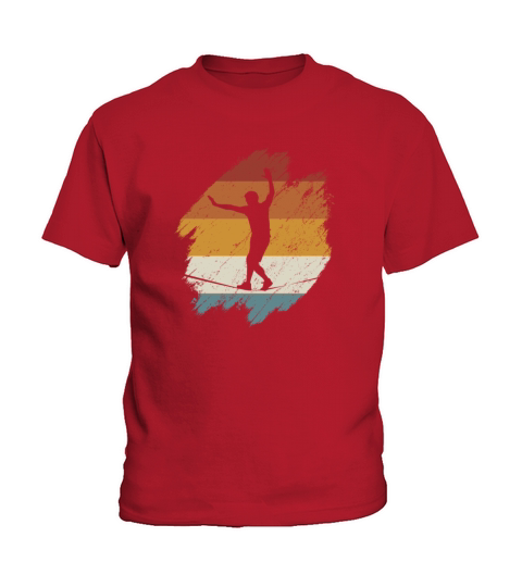 Retro vintage Slackline Kids T-Shirt