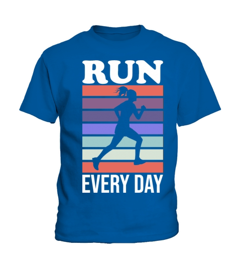 Run Every Day - Streak Runner Kids T-Shirt
