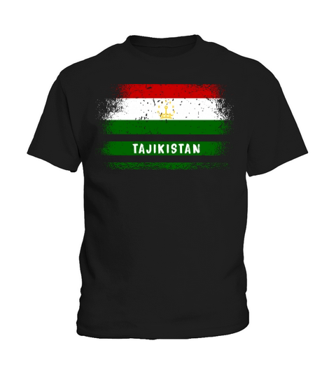 Tajikistan vintage flag Kids T-Shirt