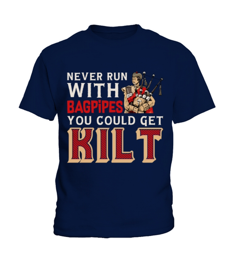 Traditional Kilt Wearing Quote For A Kilt Guy Kids T-Shirt