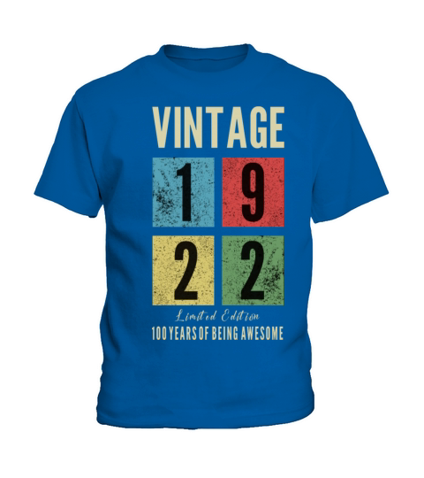 vintage 1922 Limited Edition Kids T-Shirt
